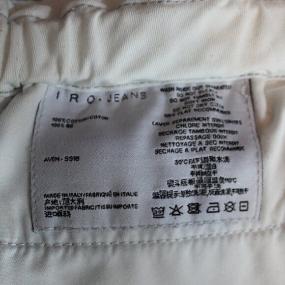 Iro jeans Aven SS18 Cotton   denim skirt woman's  made in Italy size 30 - Picture 7 of 8